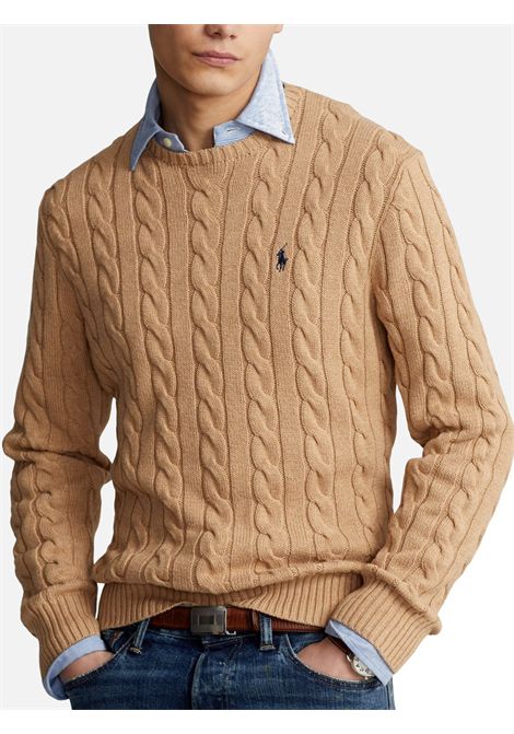 Maglia Treccia in cotone Polo Ralph Lauren POLO RALPH LAUREN | Maglieria | 710775885014